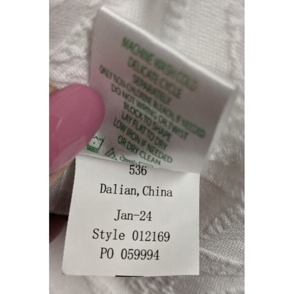 LILLY PULITZER "Kirrabelle" V-Neck Puff Sleeve Skirted Romper Dress Side Slits 4 - Picture 16 of 16